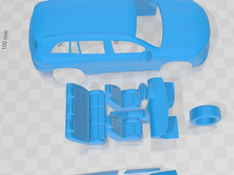 Mercedes Benz GLB AMG 2020 Printable Car 3D-printmodel