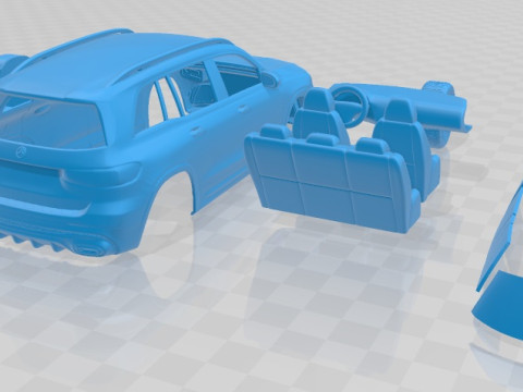 Mercedes Benz GLB AMG 2020 Printable Car 3D-printmodel