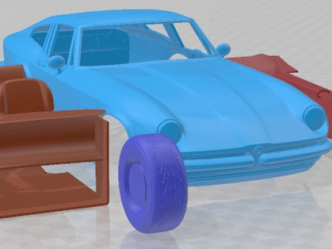 AC 428 1965 Printable Car 3D Print Model
