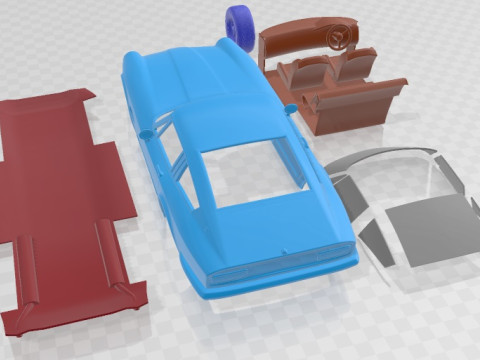 AC 428 1965 Printable Car 3D Print Model