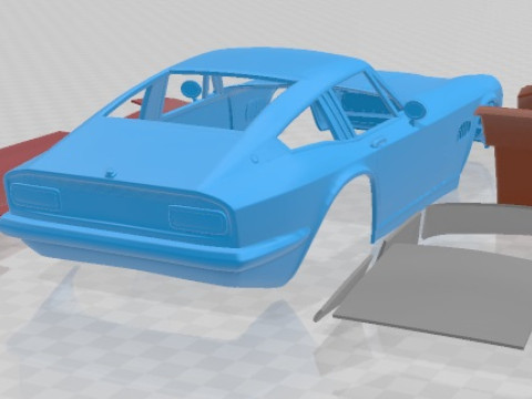 AC 428 1965 Printable Car 3D Print Model