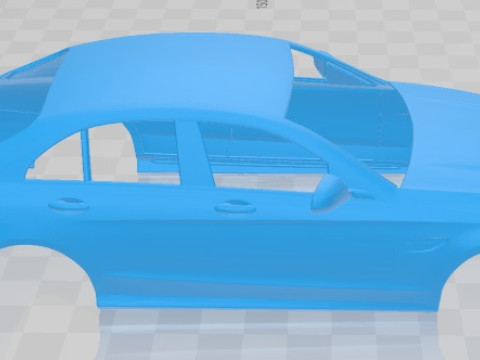 Mercedes C63 S AMG sedan 2019 Printable Body Car Modelo de impresión 3D