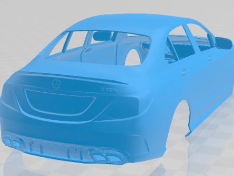 Mercedes C63 S AMG sedan 2019 Printable Body Car 3D Print Model