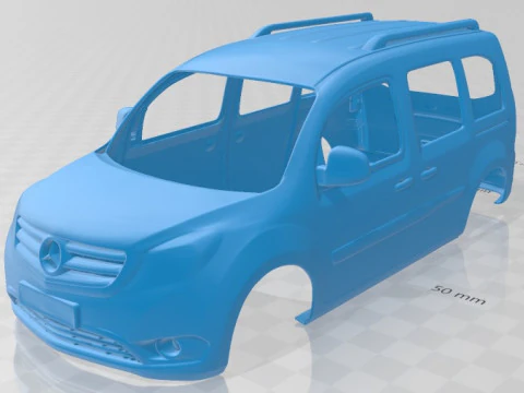 Mercedes Citan Body Printable Van 3D Print Model