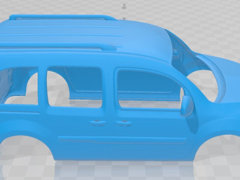 Mercedes Citan Body Printable Van 3D-Druckmodell