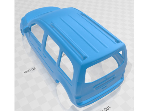 Mercedes Citan Body Printable Van 3D-Druckmodell