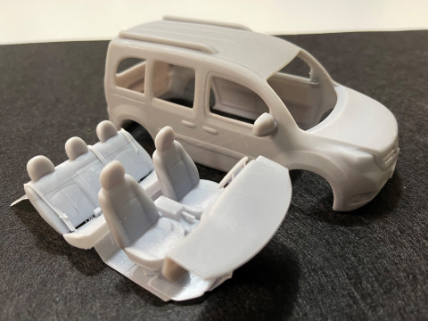 Mercedes Citan Printable Van 3Dプリントモデル