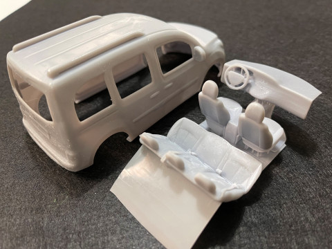 Mercedes Citan Printable Van 3Dプリントモデル
