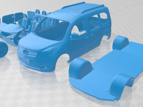 Mercedes Citan Printable Van 3D Print Model