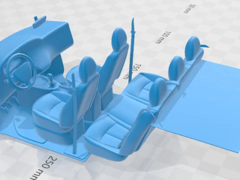 Mercedes Citan Printable Van 3D Print Model