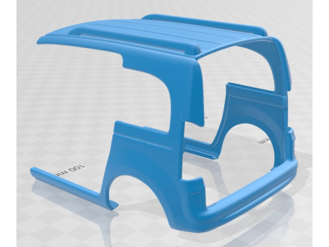 Mercedes Citan Printable Van 3Dプリントモデル