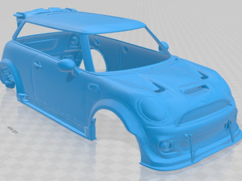 Cooper R56 Printable Body Car 3D 프린트 모델