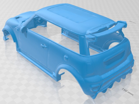 Cooper R56 Printable Body Car 3D 프린트 모델