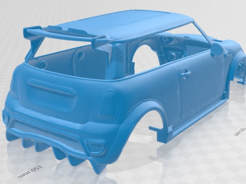 Cooper R56 Printable Body Car 3D 프린트 모델