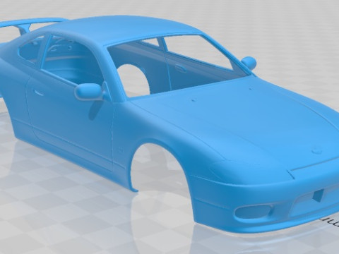 Nissan 240 SX Silvia S15 1999 Printable Body Car 3D Print Model