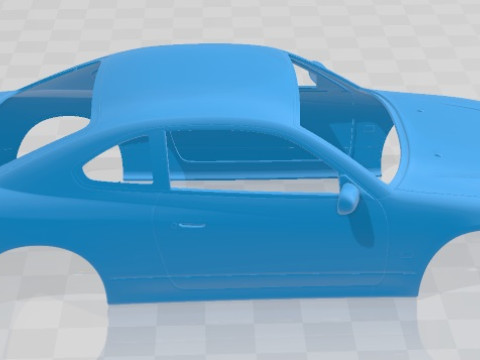 Nissan 240 SX Silvia S15 1999 Printable Body Car 3D Print Model