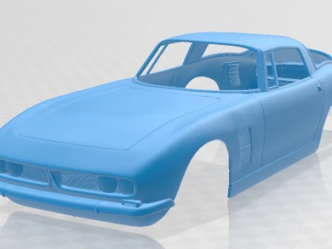 ISO Grifo 1969 Printable Body Car 3D Print Model