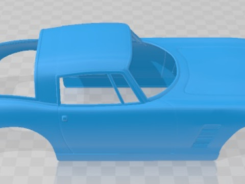 ISO Grifo 1969 Printable Body Car Modelo de impresión 3D