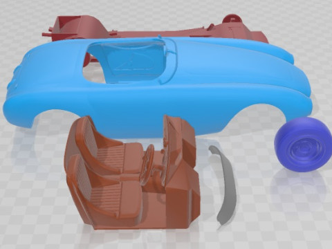 Ferrari 212 Export 1951 Printable Car Model do druku 3D