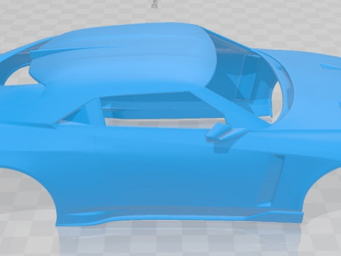 Nissan GT-R50 2018 Printable Body Car Modello di stampa 3D