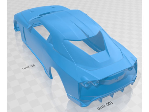 Nissan GT-R50 2018 Printable Body Car Modello di stampa 3D