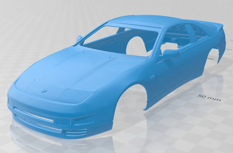 Nissan 300ZX Z32 1989 Printable Body Car 3D Print Model .c4d .max .obj .3ds .fbx .stl .blend
