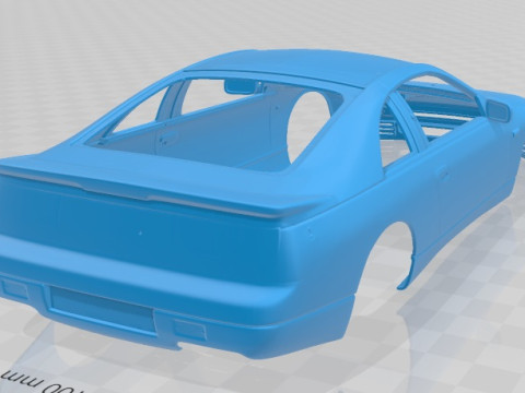 Nissan 300ZX Z32 1989 Printable Body Car Model do druku 3D