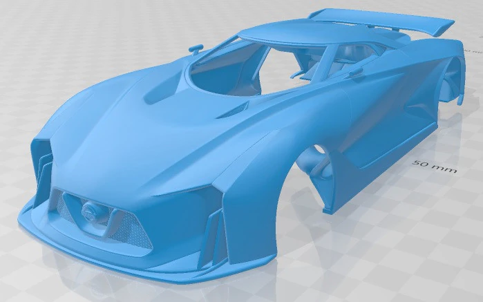 Nissan 2020 Vision 2014 Printable Body Car 3D Print Model .c4d .max .obj .3ds .fbx .stl .blend