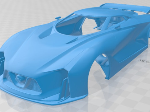 Nissan 2020 Vision 2014 Printable Body Car 3D Print Model