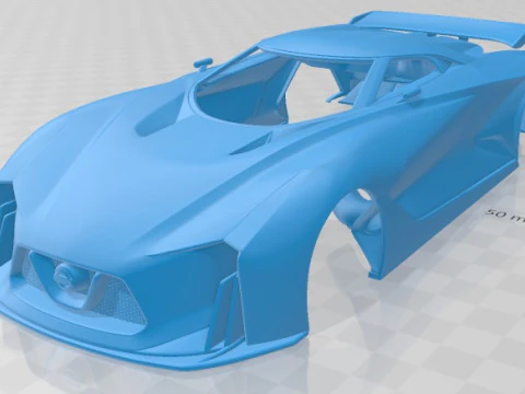 Nissan 2020 Vision 2014 Printable Body Car 3D Print Model