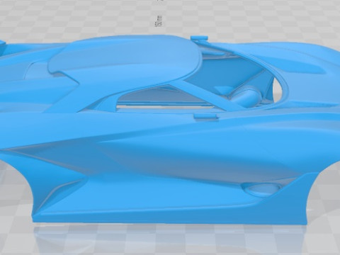 Nissan 2020 Vision 2014 Printable Body Car 3D 프린트 모델