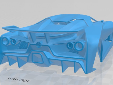 Nissan 2020 Vision 2014 Printable Body Car 3D 프린트 모델