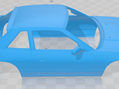 Nissan Silvia K S13 1989 Printable Body Car 3D-Druckmodell