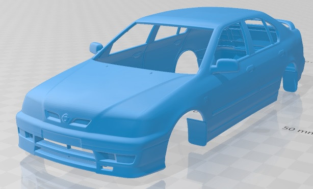 Nissan Primera GT 1997 Printable Body Car 3D प्रिंट मॉडल .c4d .max .obj .3ds .fbx .stl .blend