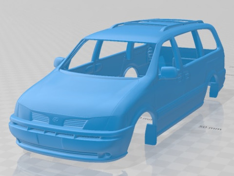 Oldsmobile Silhouette 2004 Printable Body Car Modelo de impresión 3D