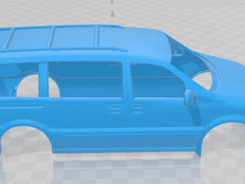 Oldsmobile Silhouette 2004 Printable Body Car 3D Print Model