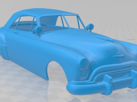 Oldsmobile 88 Futuramic Convertible 1949 Printable Body Car 3D Baskı Modeli