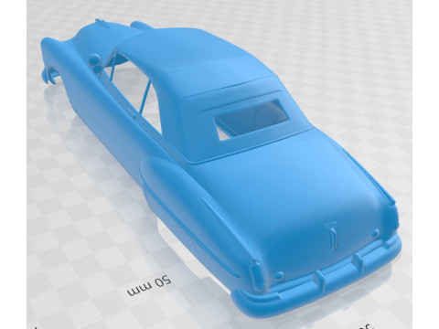 Oldsmobile 88 Futuramic Convertible 1949 Printable Body Car 3D Baskı Modeli