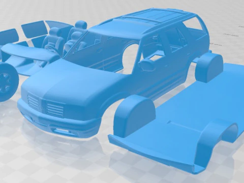 Oldsmobile Bravada F 1998 Printable Car 3D Print Model