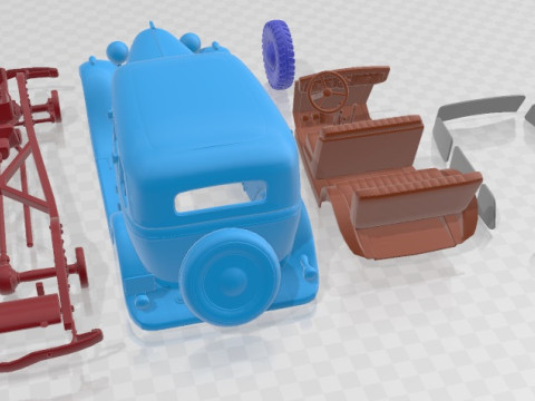 GAZ 61 1939 Printable Car Modèles 3D en vedette