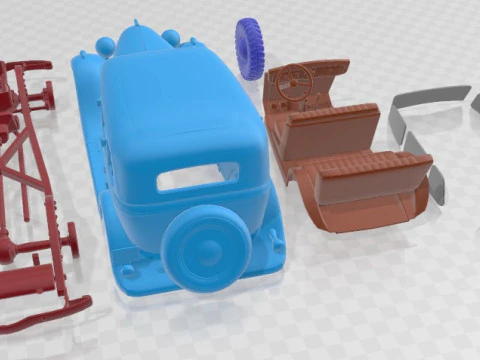 GAZ 61 1939 Printable Car 3D Print Model