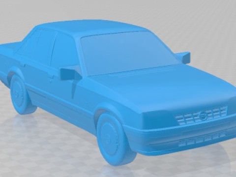 Opel Rekord 1982 Printable Car 3D प्रिंट मॉडल
