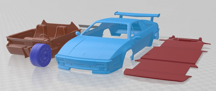Jalpa 1981 Printable Car 3D Baskı Modeli .c4d .max .obj .3ds .fbx .stl .blend 
