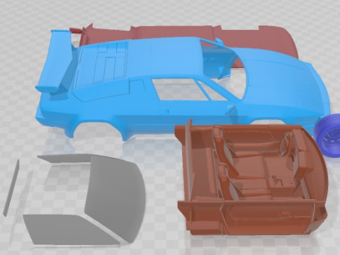 Jalpa 1981 Printable Car 3D Baskı Modeli