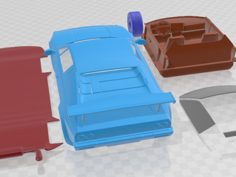 Jalpa 1981 Printable Car 3D Baskı Modeli