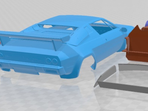Jalpa 1981 Printable Car 3D Baskı Modeli