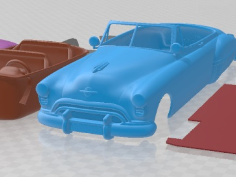 Oldsmobile 88 Futuramic Convertible 1949 Printable Car 3D Baskı Modeli