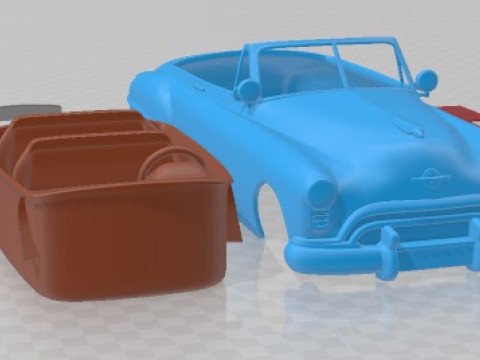 Oldsmobile 88 Futuramic Convertible 1949 Printable Car 3D Baskı Modeli