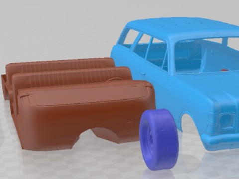 Chevrolet Caravan 1975 Printable Car Modèles 3D en vedette