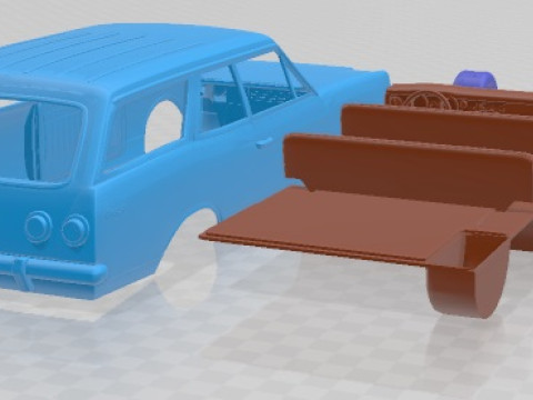 Chevrolet Caravan 1975 Printable Car Modèles 3D en vedette